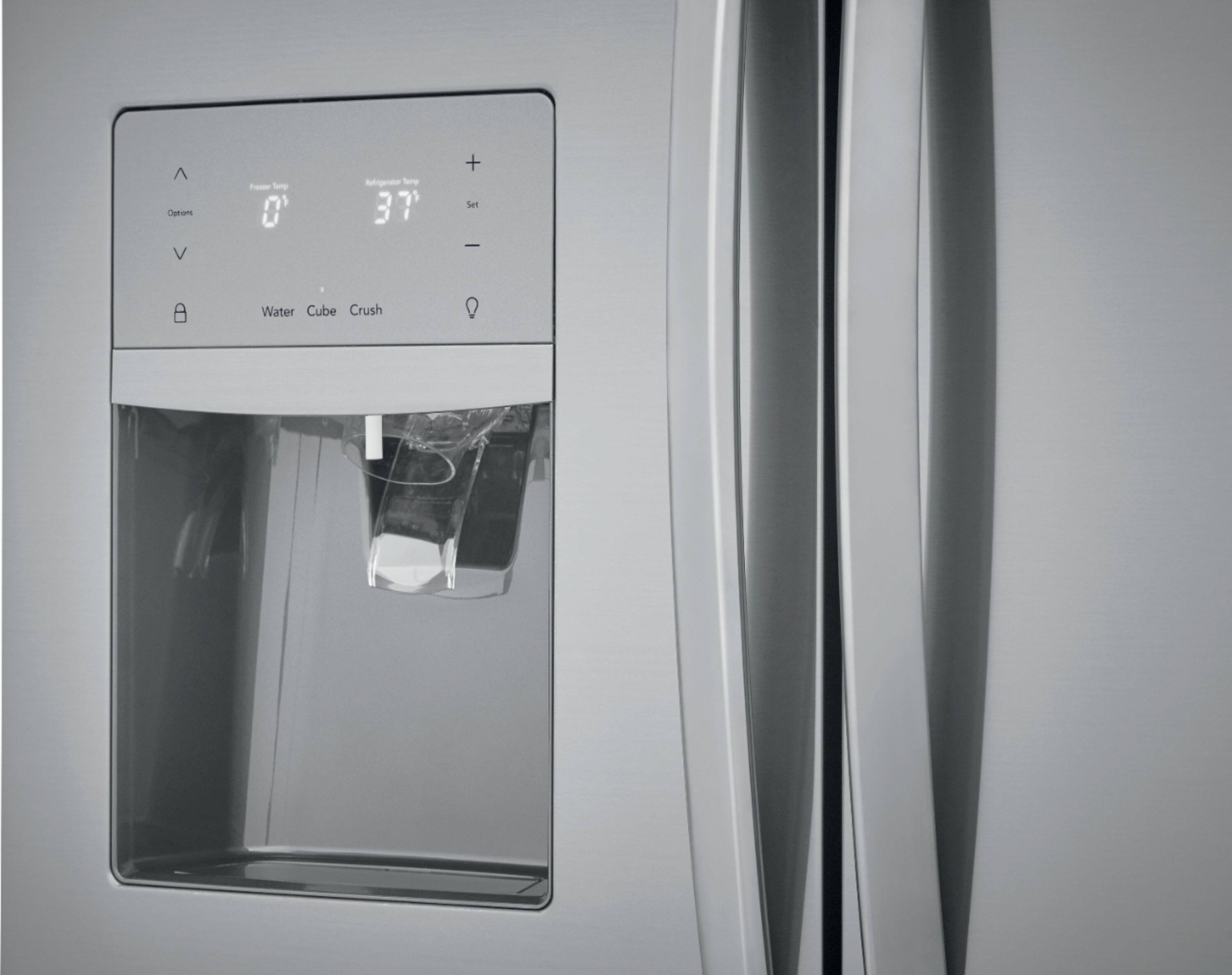 Alt View 4. Frigidaire - Gallery 26.8 Cu. Ft. French Door Refrigerator - Stainless Steel.