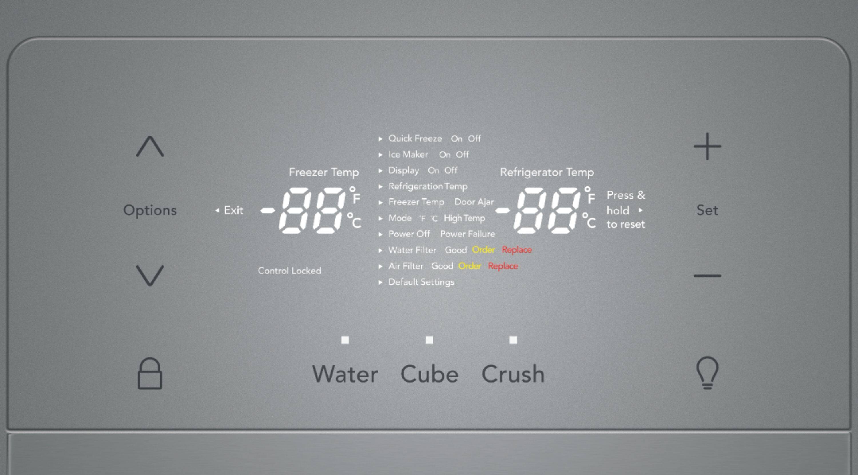 Alt View 5. Frigidaire - Gallery 26.8 Cu. Ft. French Door Refrigerator - Stainless Steel.