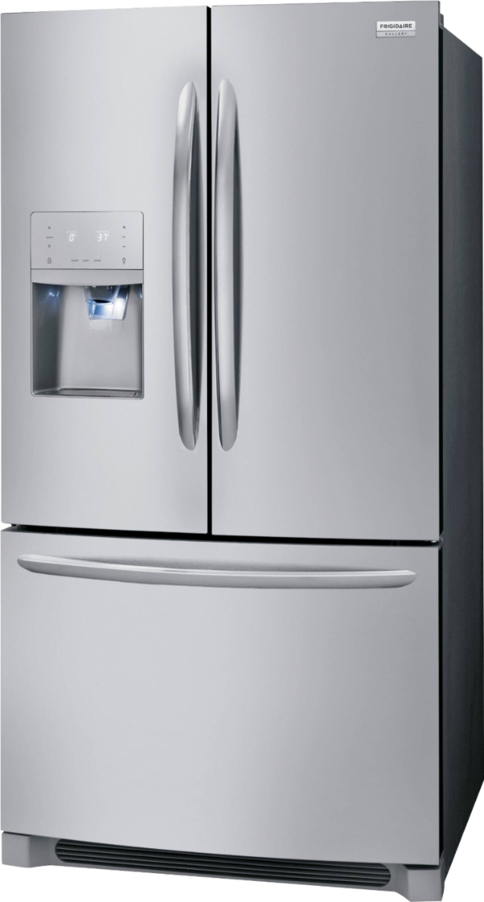 Left. Frigidaire - Gallery 26.8 Cu. Ft. French Door Refrigerator - Stainless Steel.