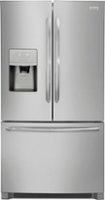 Frigidaire - Gallery 21.7 Cu. Ft. Counter-Depth French Door Refrigerator - Stainless steel - Front_Zoom