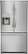 Front. Frigidaire - Gallery 21.7 Cu. Ft. Counter-Depth French Door Refrigerator - Stainless Steel.