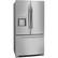 Left. Frigidaire - Gallery 21.7 Cu. Ft. Counter-Depth French Door Refrigerator - Stainless steel.