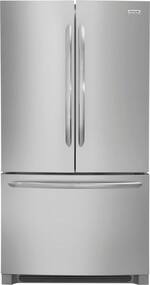 Frigidaire - Gallery 27.6 Cu. Ft. French Door Refrigerator - Stainless steel - Front_Standard