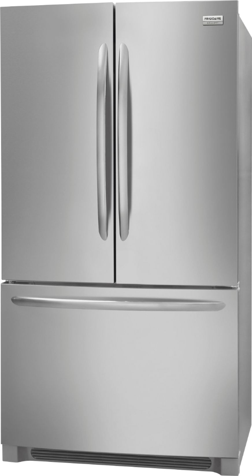Left View: Frigidaire - Gallery 27.6 Cu. Ft. French Door Refrigerator - Stainless steel