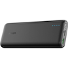 Anker - PowerCore 20,000 mAh Portable Charger for Most USB-Enabled Devices - Black - Larger Front