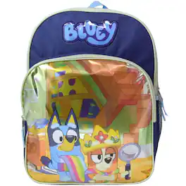 UPD - Bluey 16" Backpack Bluey and Bingo - Multicolored