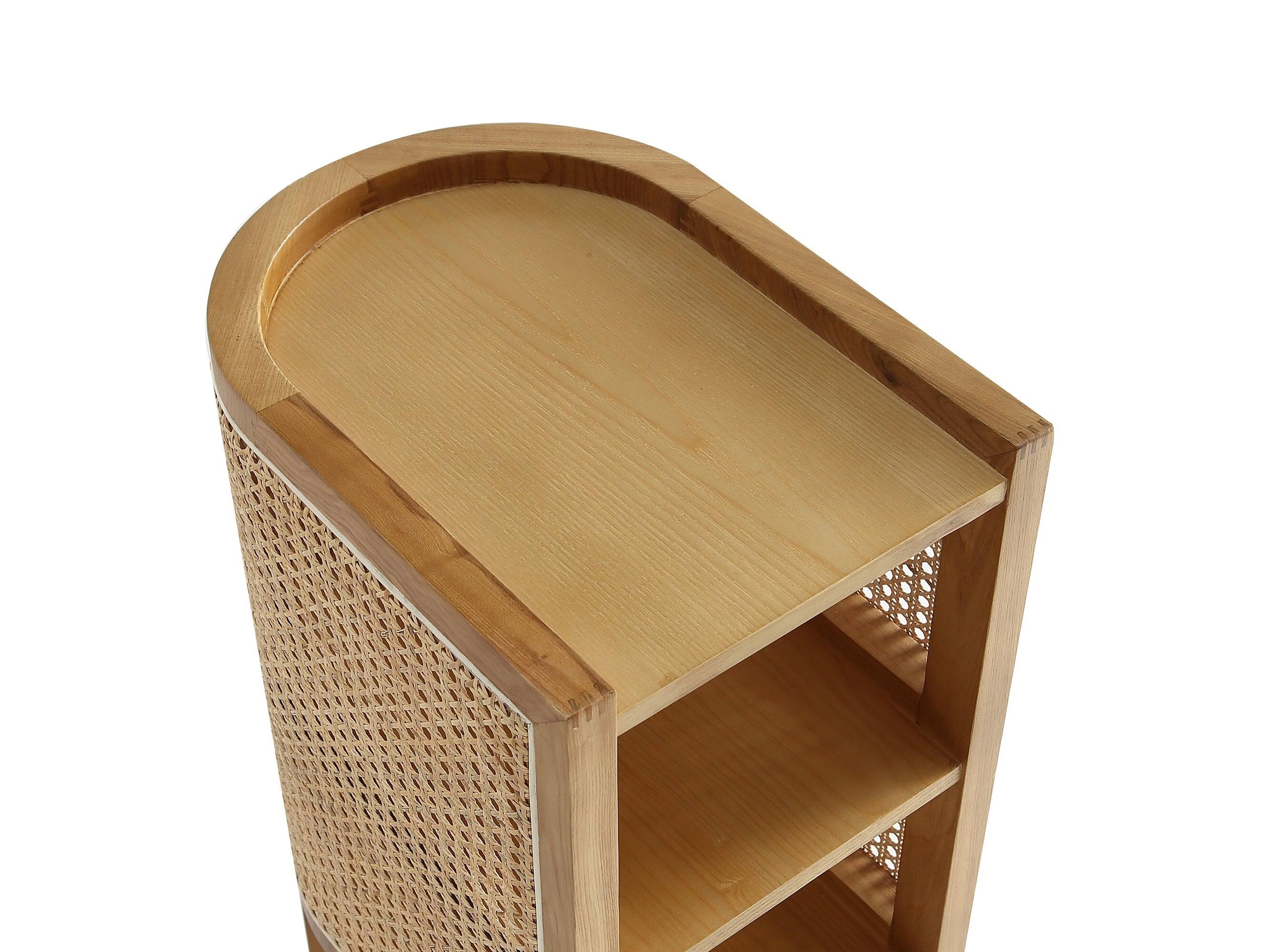Alt View 4. Manhattan Comfort - Versailles Industry Chic End Table - Natural.