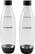 Front. SodaStream - 1L Bottle (2-Pack) - Black.