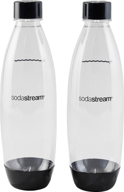 SodaStream 1L Bottle (2-Pack) Black 1741221010 - Best Buy