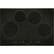 Front. Viking - Virtuoso 6 Series 30" Electric Induction Cooktop - Black Glass.