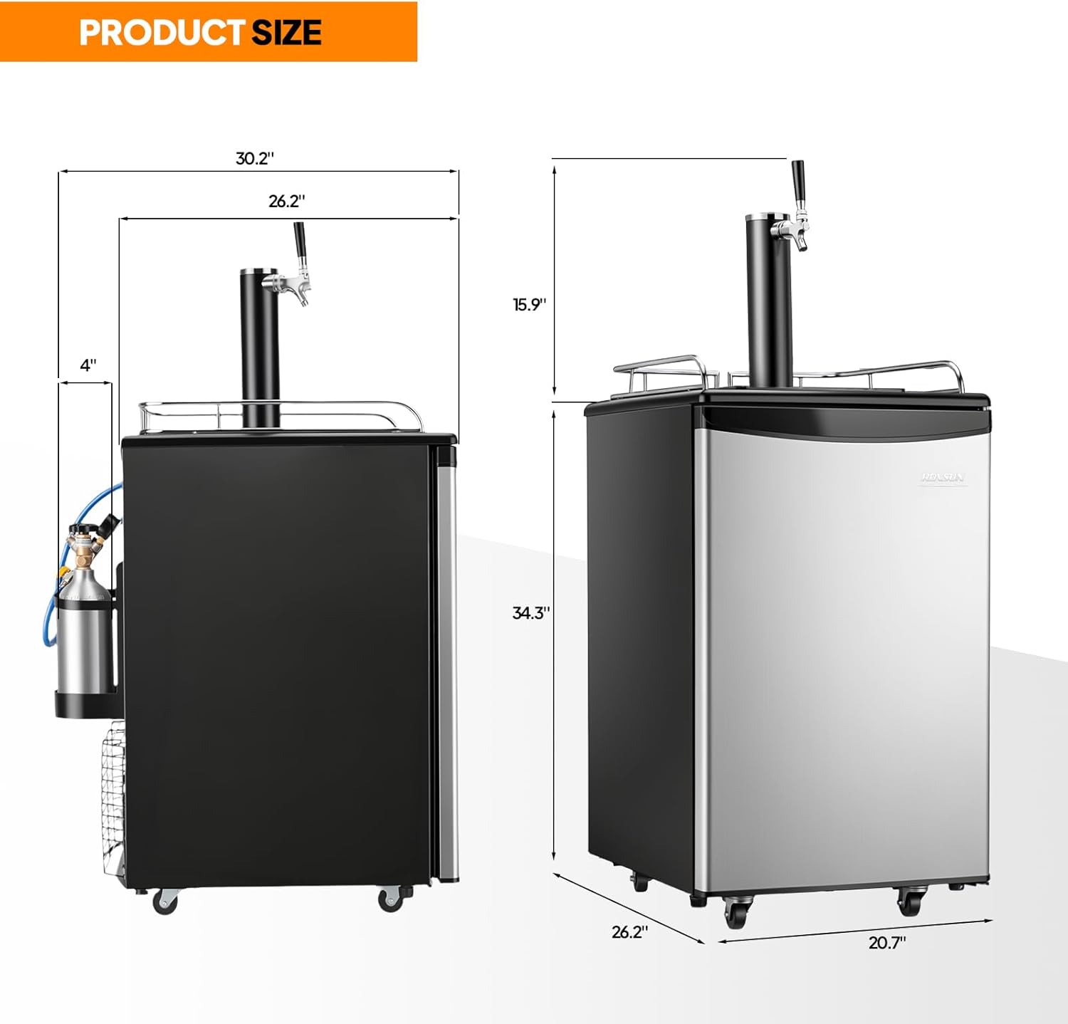 PRODUCT SIZE  
30.2" x 26.2" x 15.9" x 4"  
AETA  
34.3" x 26.2" x 20.7"