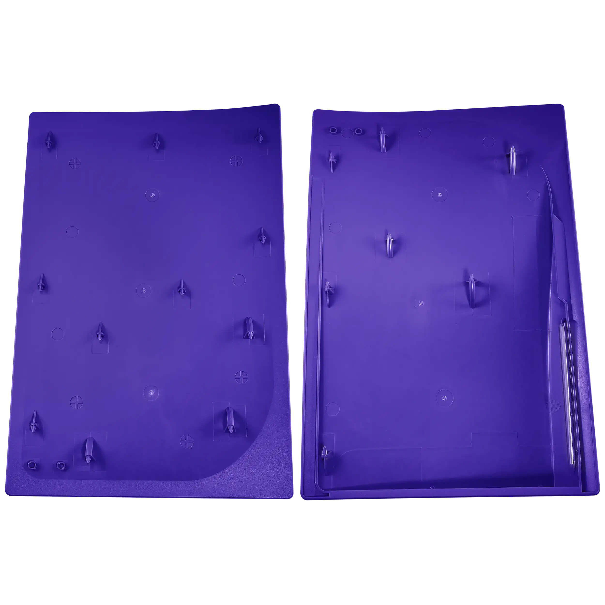 Back. MobileSentrix - Faceplate Covers (Top & Bottom) Replacement Compatible For PlayStation 5 (1000 / 1100 / 1200) - Deep Purple Blue - Deep Purple.