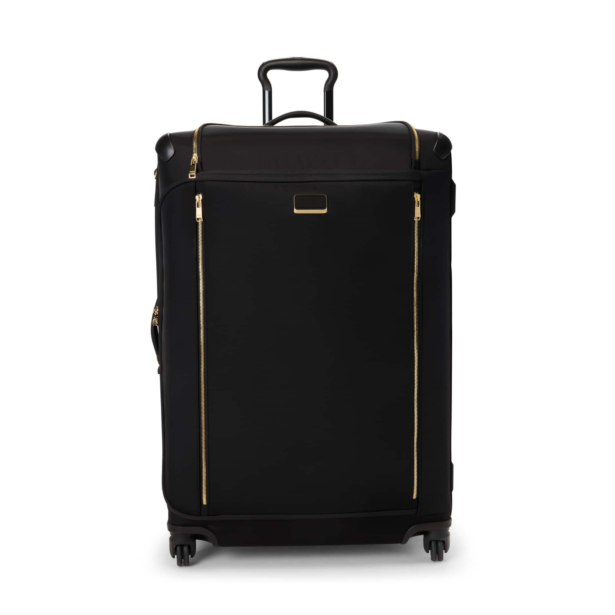 TUMI - Voyageur Travel Leger Extended Trip 29" Expandable Packing Case Suitcase - Black with Gold - Front_Zoom