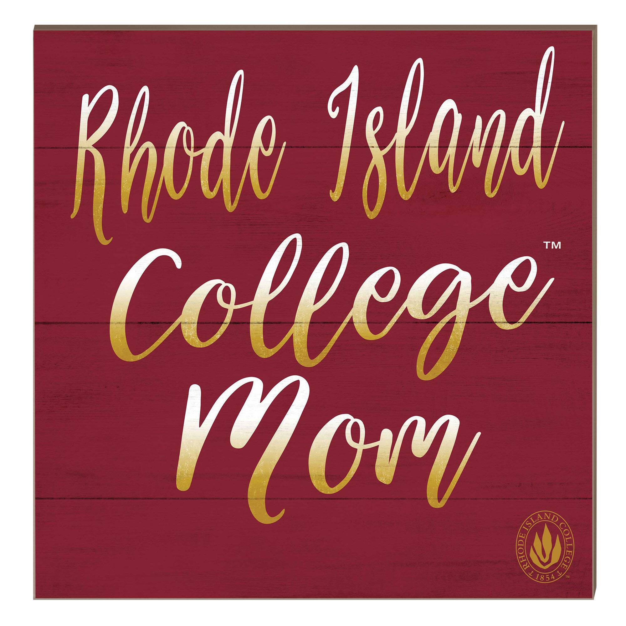 Rhode Island Anchormen 10" x 10" Mom Plaque