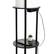 Alt View Zoom 16. Simple Designs - Round Etagere Storage Floor Lamp with 2 USB, 1 Outlet - Black.
