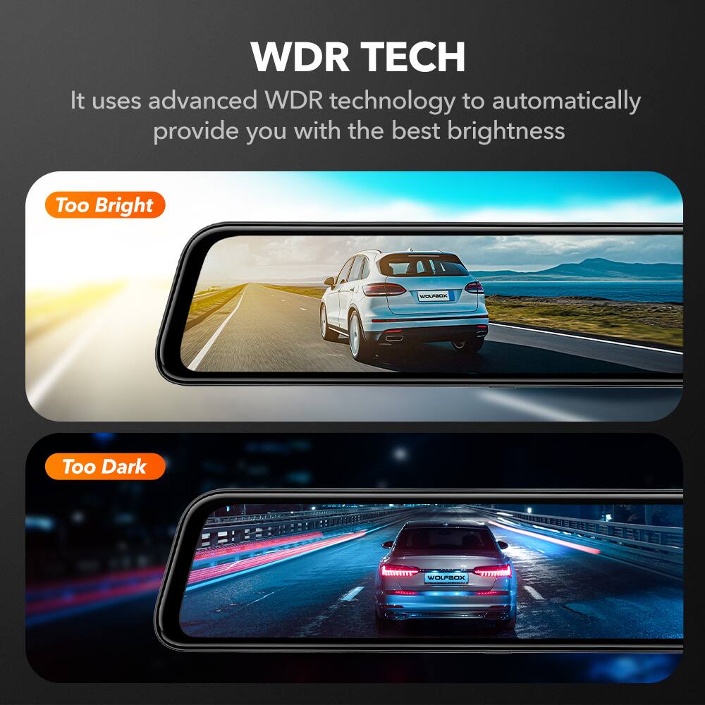 WDR TECH

It uses advanced WDR technology to automatically provide you with the best brightness

Too Bright

Too Dark