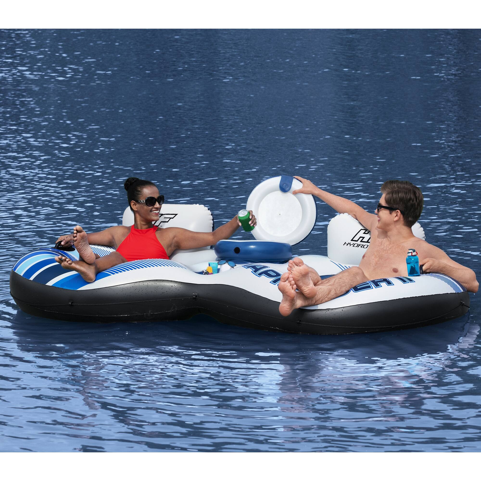 Left. Bestway - Hydro-Force Rapid Rider II Double River Tube 7'10.5".