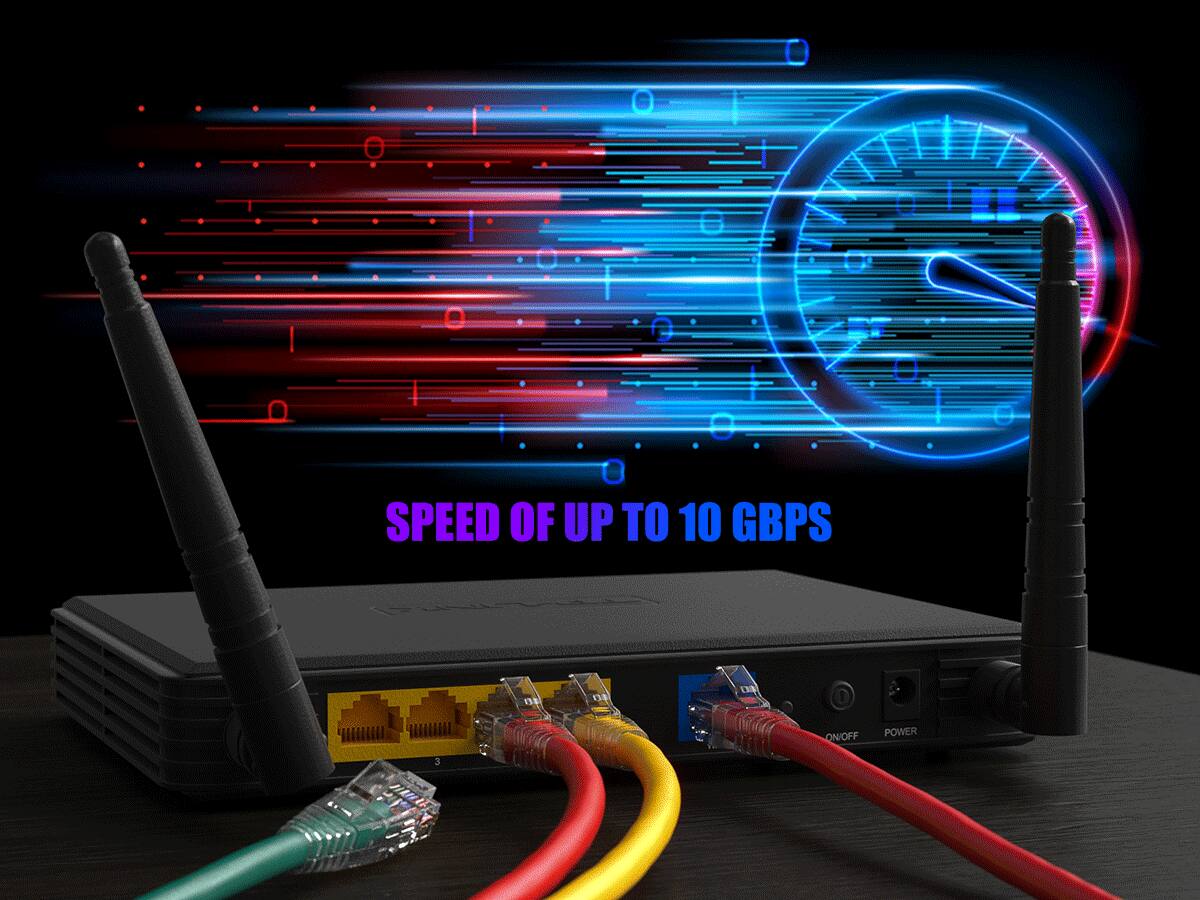 SPEED OF UP TO 10 GBPS

ON/OFF
POWER