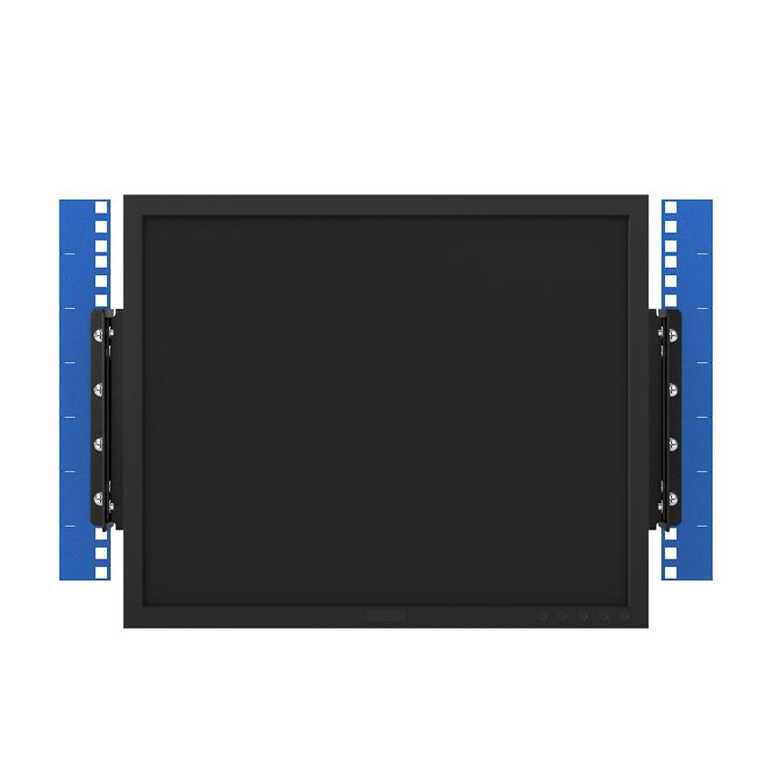 Alt View 10. RackSolutions - RackSolutions 4U Adjustable Monitor Rackmount (No Monitor) - Black.