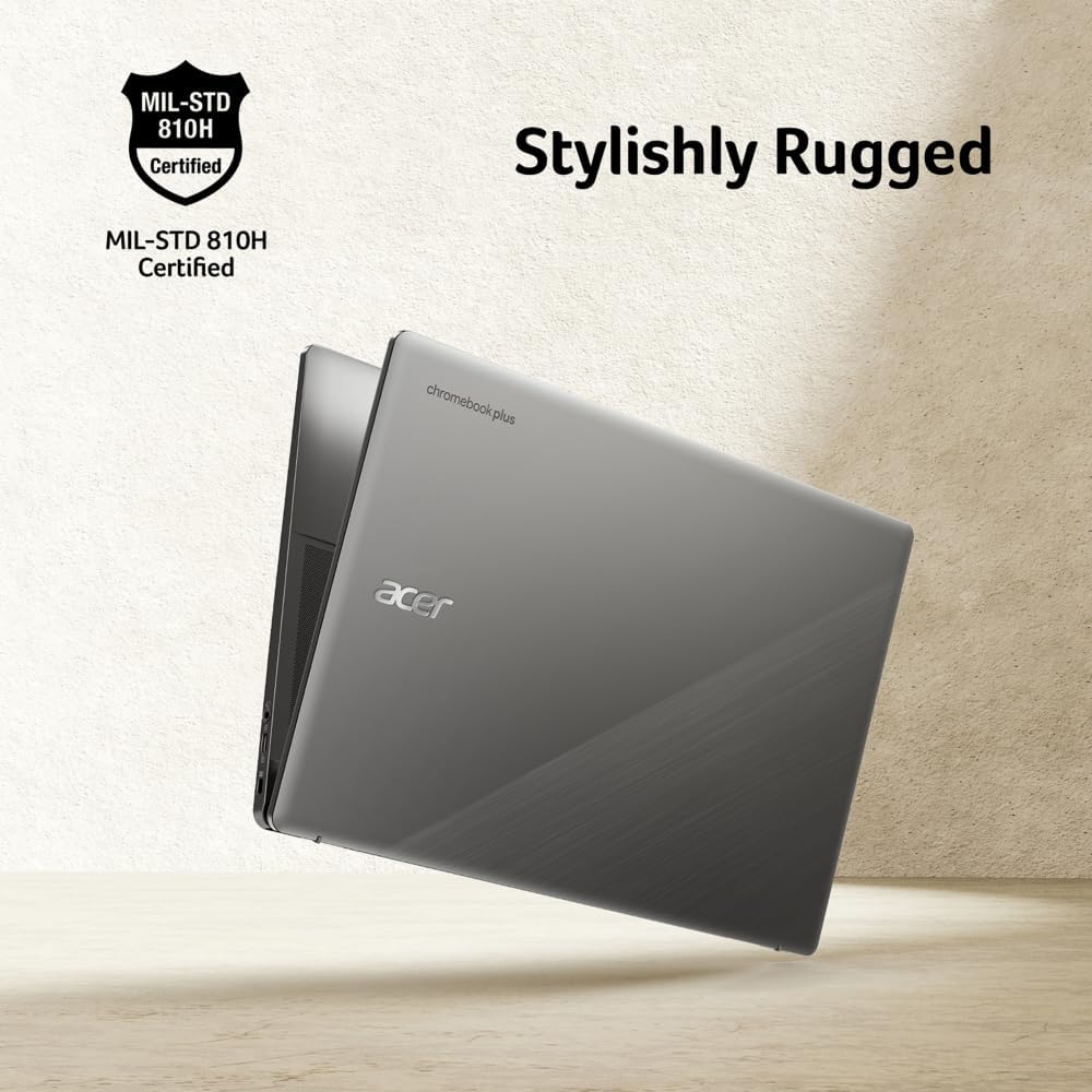 MIL-STD 810H Certified Stylishly Rugged chromebook.plus acer
