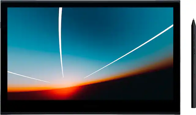 Front. Wacom - Movink 13" Creative Pen Drawing Tablet with Touch Display - Black.