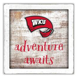 Fan Creations - Western Kentucky Hilltoppers 14'' x 13'' Adventure Awaits Money Box - Multicolor