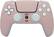 Front. Custom Controllerzz - Custom Wireless Controller for PS5 - Baby Pink & White Inserts.