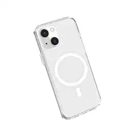 Qixxronics - for iPhone 15 Magnetic Case Shockproof Phone Cover Compatible with Wireless Charging for iPhone 15 - Clear
