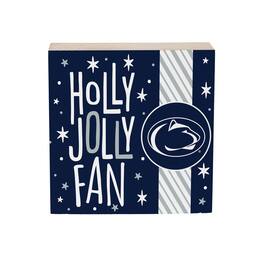 Evergreen Enterprises - Penn State Nittany Lions 6" Holiday Wood Plock Shelf Sign - Multicolor