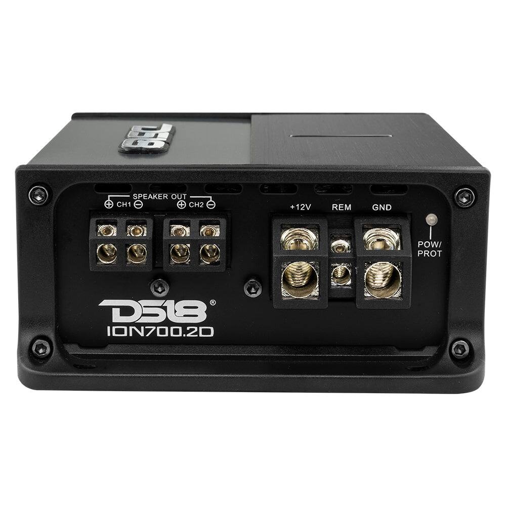 13
SPEAKER OUT CH1 + CH2
+12V
REM
GND
POW/ PROT
D518 ION700.2D