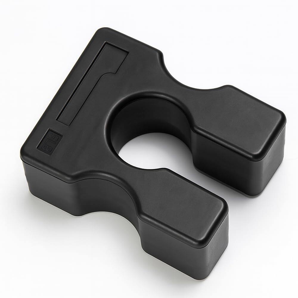 Angle. Amber Sporting Goods - Body-Solid 5lb Weight Stack Adapter Plate (WSA5) – Add Extra Resistance to Weight Machines, Black - Black.