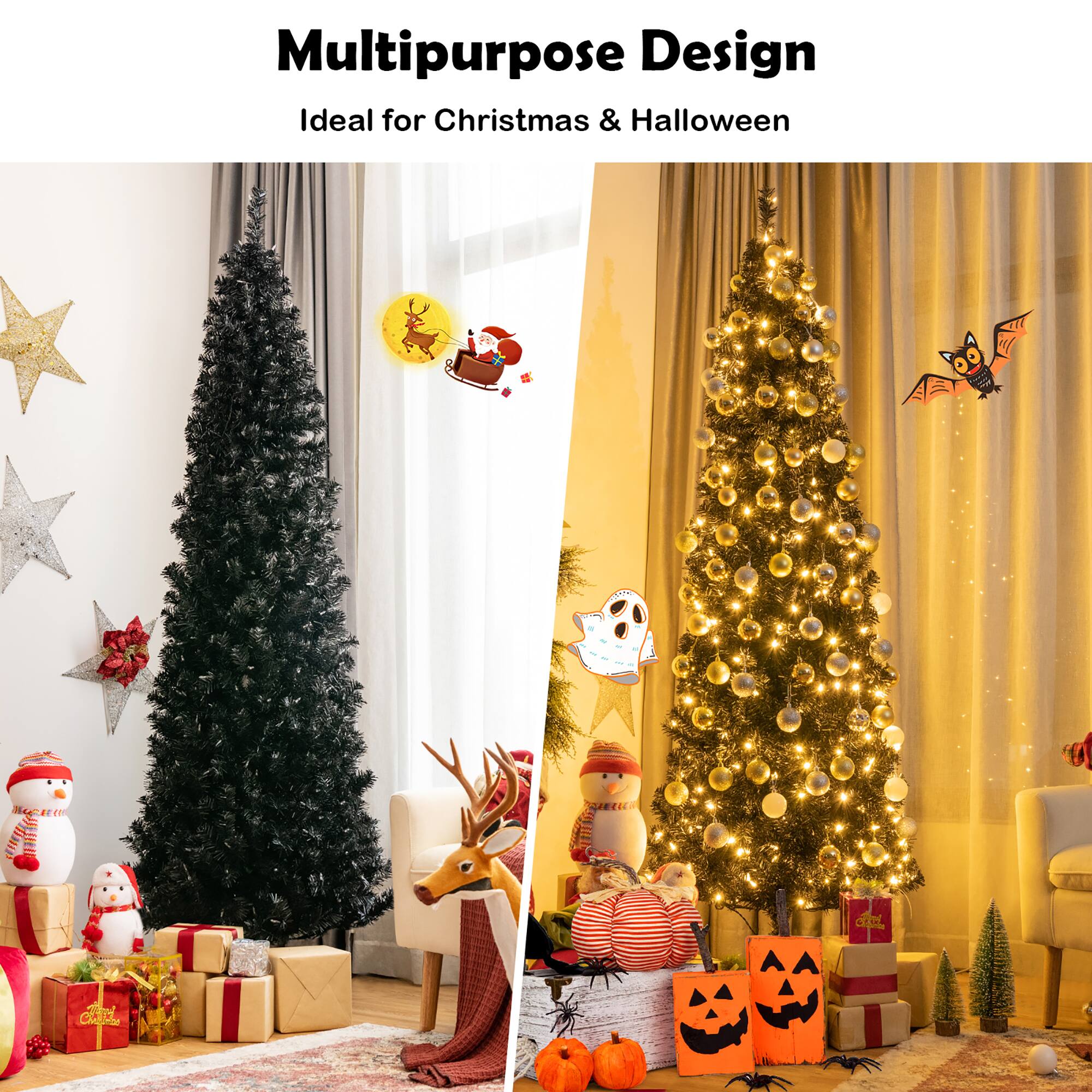 Multipurpose Design Ideal for Christmas & Halloween