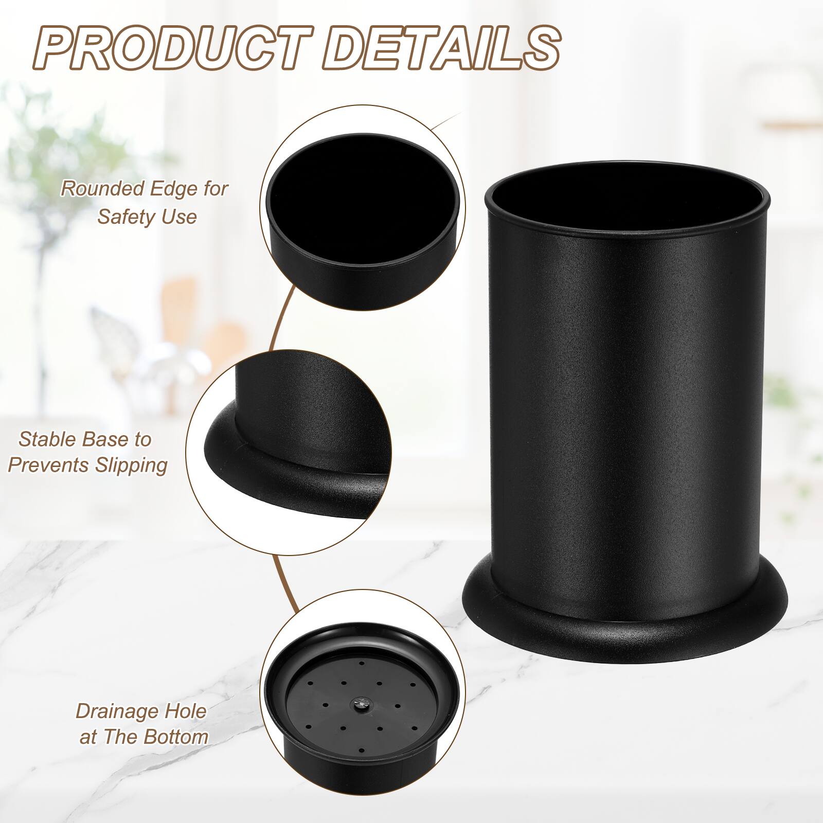 PRODUCT DETAILS
- Rounded Edge for Safety Use
- Stable Base to Prevents Slipping
- Drainage Hole at The Bottom