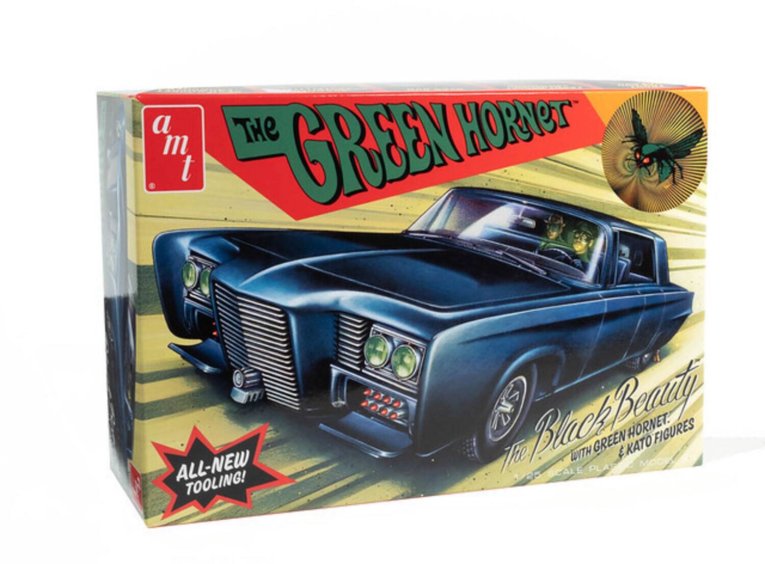 a m t  
THE GREEN HORNET  
"GREEN" ALL-NEW TOOLING!  
Black Beauty  
The GREEN HORNET  
WITH GREEN HORNET & KATO FIGURES  
25 SCALE PLASTIC MODEL