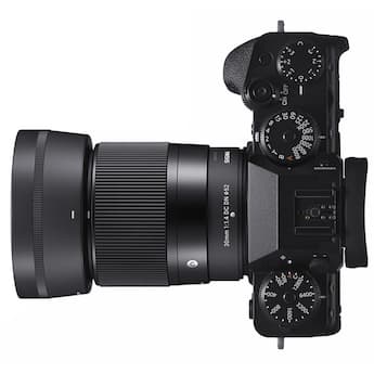 Sigma 30mm f/1.4 DC DN Contemporary Lens for Fujifilm X Black Sigma 30mm f/1.4 DC DN Contemporary Lens for Fujifilm X Black