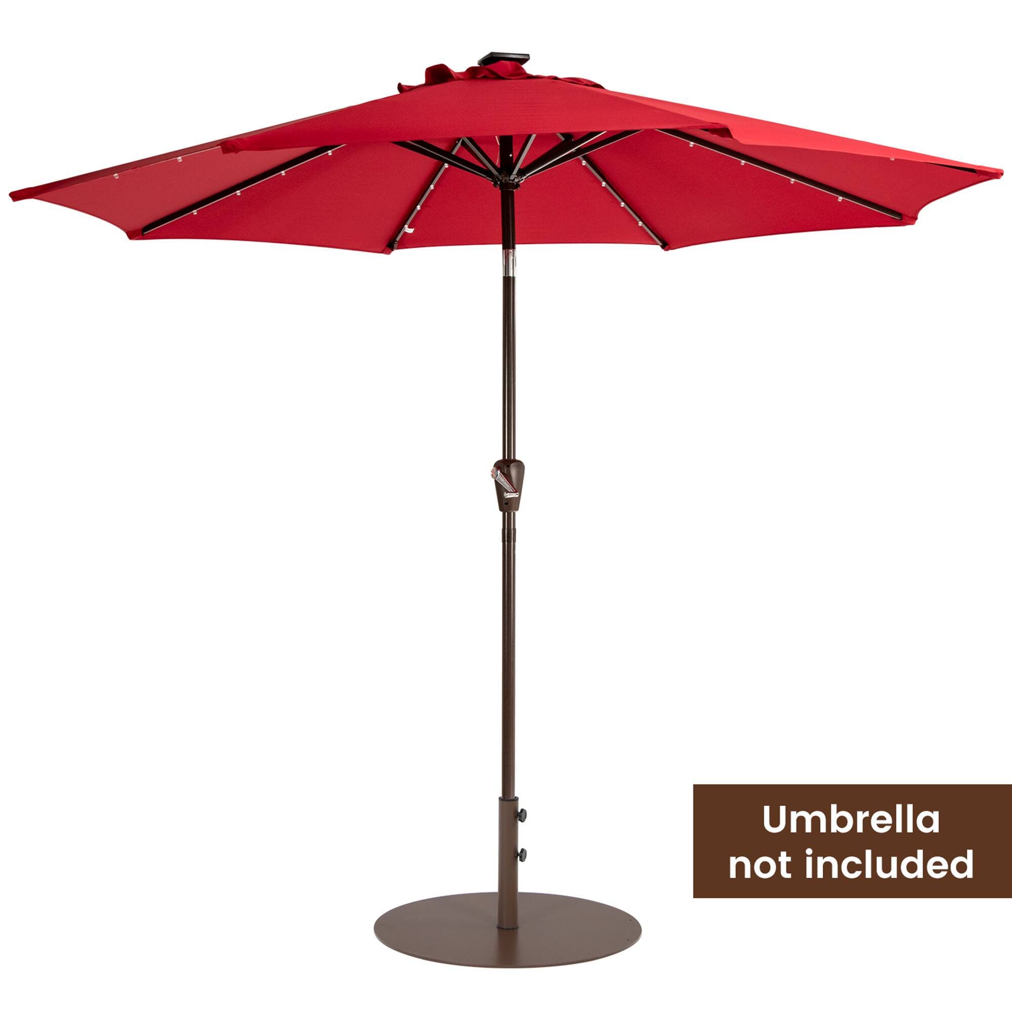 Umbrella not included
