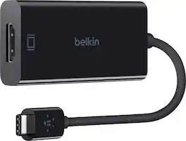 Belkin - USB Type-C to HDMI External Video Adapter - Black