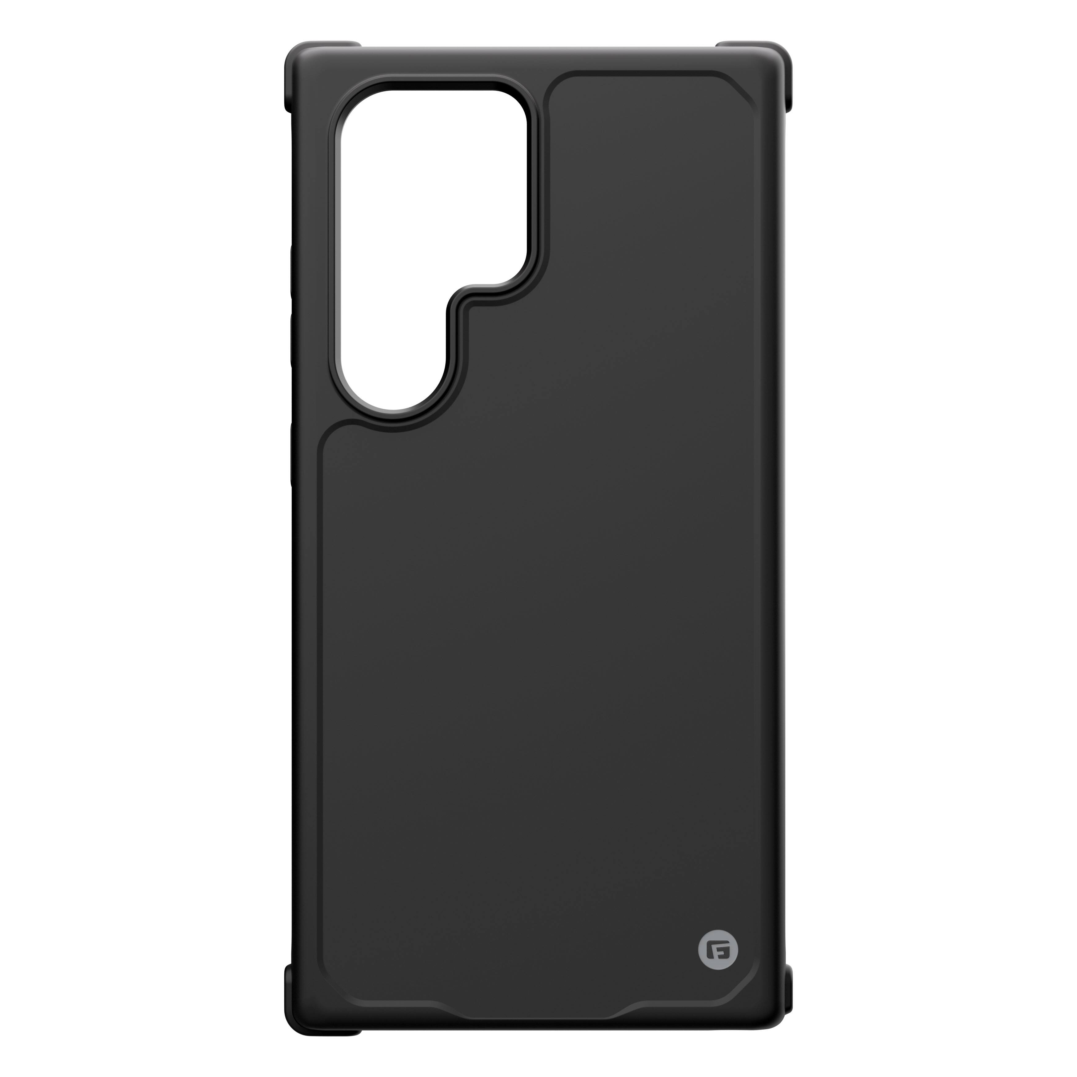 Front. CLCKR - Carbon Case for Samsung Galaxy S24 Ultra - Black.
