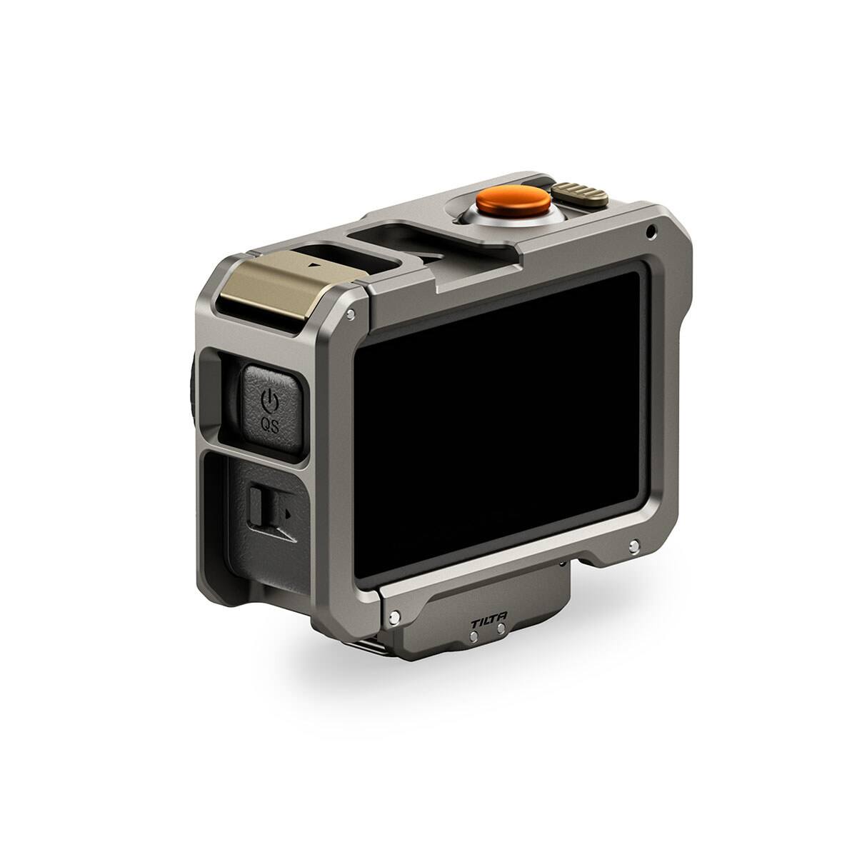 Alt View 2. Tilta - Tilta Camera Cage Base Kit for DJI Osmo Action 6, Titanium Gray.