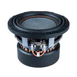 Memphis Car Audio - Memphis Audio MJM812 8" MOJO Sub with Selectable Impedance, 1 or 2 Ohm - Black/Gray