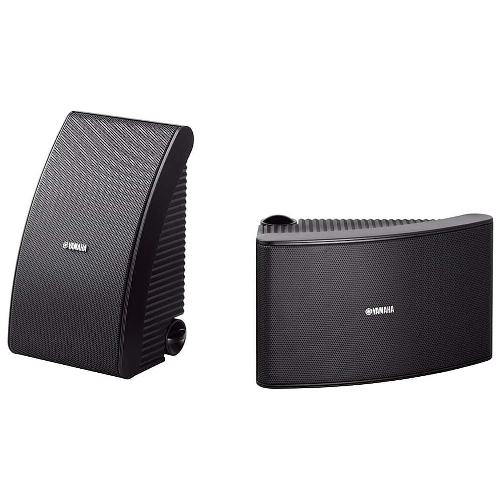 Front. Yamaha - 6-1/2" 150-Watt Passive 2-Way Speakers (Pair) - Black.