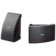 Front. Yamaha - 6-1/2" 150-Watt Passive 2-Way Speakers (Pair) - Black.
