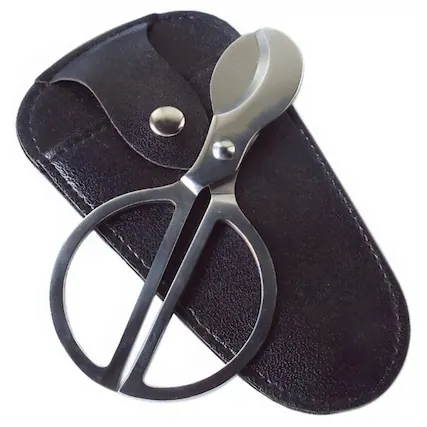 Front. Prestige - Stainless Steel Cigar Scissors - None.
