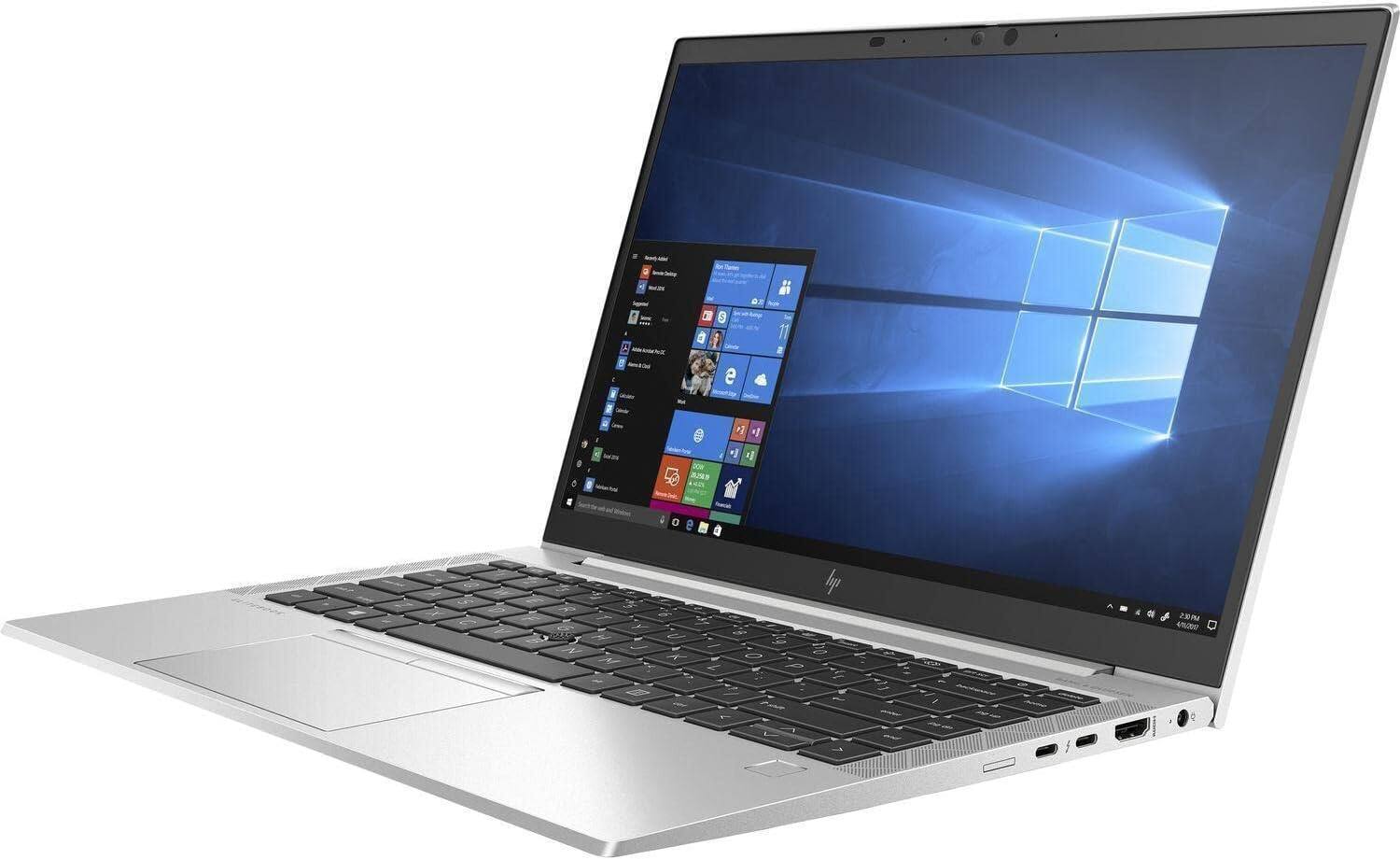 Left. HP - Refurbished HP EliteBook 840G7 14" Intel i5-10210U 16GB 256GB SSD Windows 11 Pro - Silver.