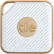 Angle. Tile by Life360 - Style Smart Tracker - White/Champagne.