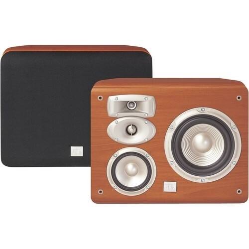 Front Standard. Harman - Studio 75 W 4-way Speaker - Cherry.