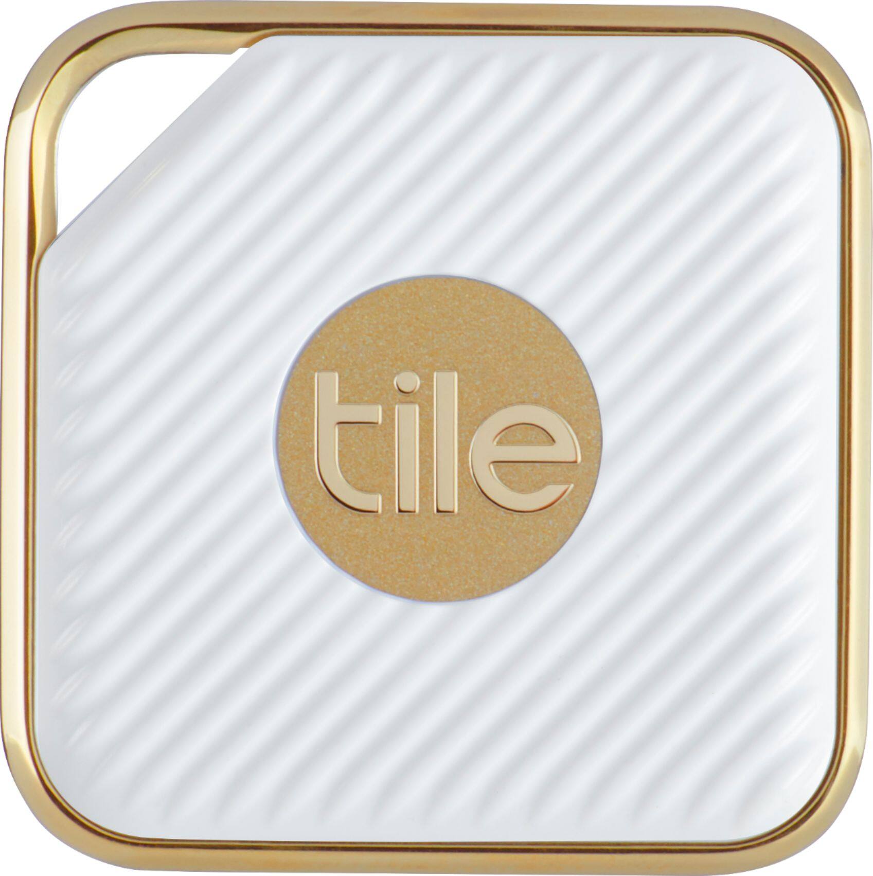 Angle. Tile by Life360 - Style Smart Trackers (2-pack) - White/Champagne.