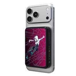 Keyscaper - Marvel MechLine Wireless Mag Power Bank - Spider-Gwen