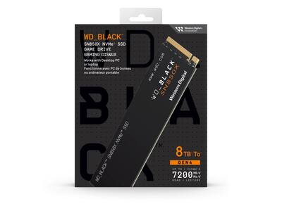 Western Digital WD_BLACK 8TB SN850X NVMe Internal Gaming SSD Solid Western Digital WD_BLACK 8TB SN850X NVMe Internal Gaming SSD Solid