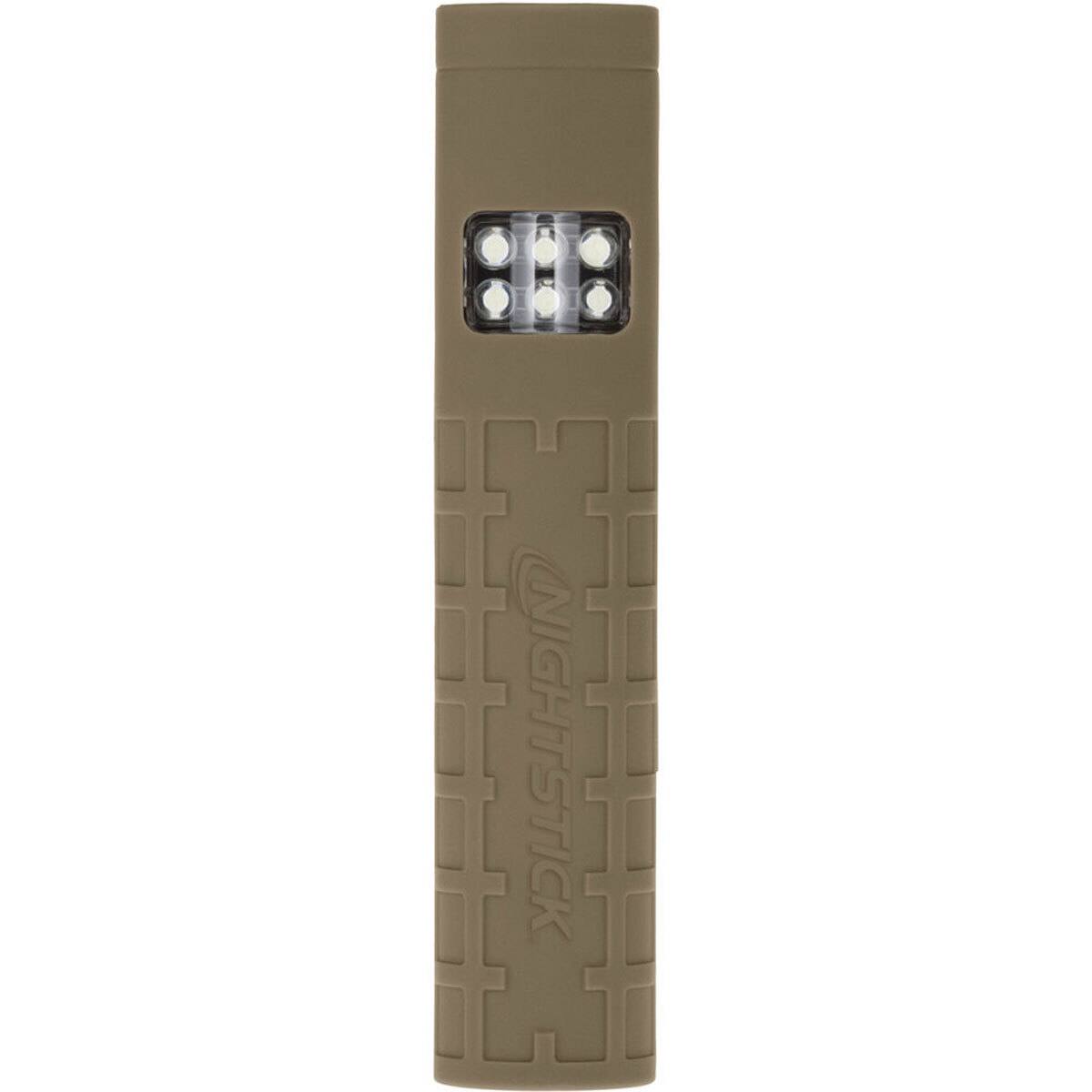 Alt View 2. Nightstick - Nightstick MultiPurpose Dual-Switch Dual-Light 90 Lumen Flashlight, 2 AAA Batteries, Tan.